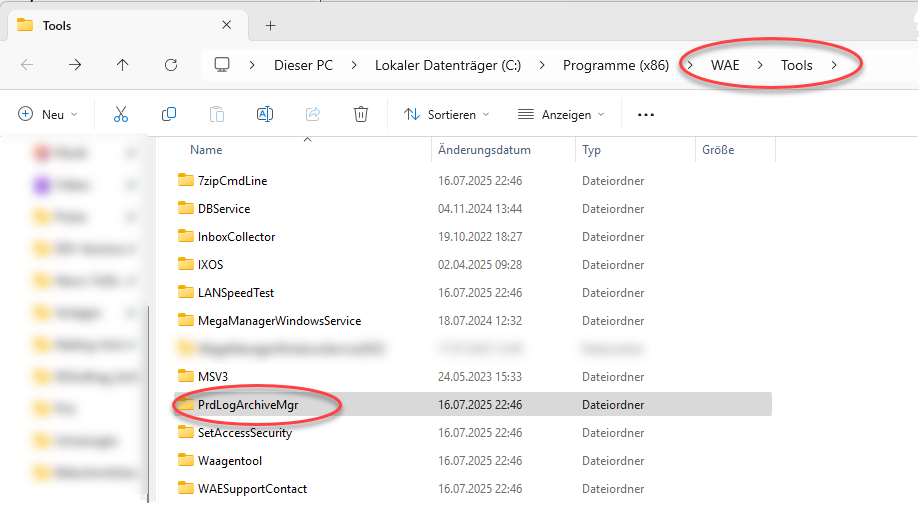 Explorer Tools-Verzeichnis